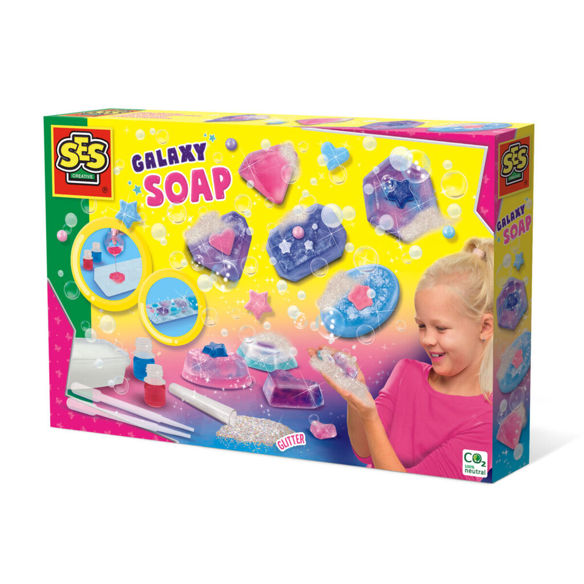 Vetenskapsspel SES Creative Galaxy Soap Tvåltillverkningssats