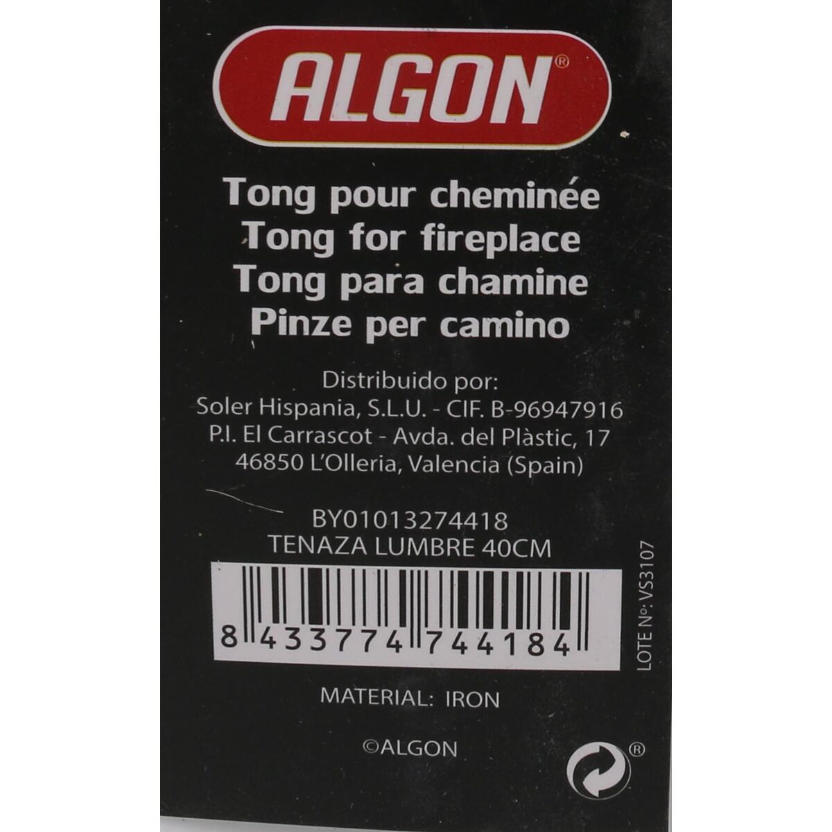 Barbecue-tänger Algon 40 x 10 x 1,6 cm Grill (18 antal) - 5