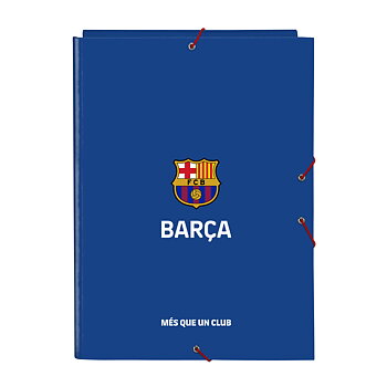 Folder F.C. Barcelona Blå Rödbrun A4