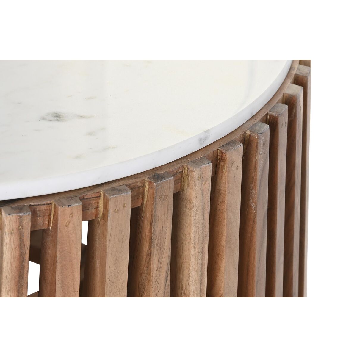 Soffbord DKD Home Decor Marmor Mangoträ 85 x 85 x 45 cm - 3