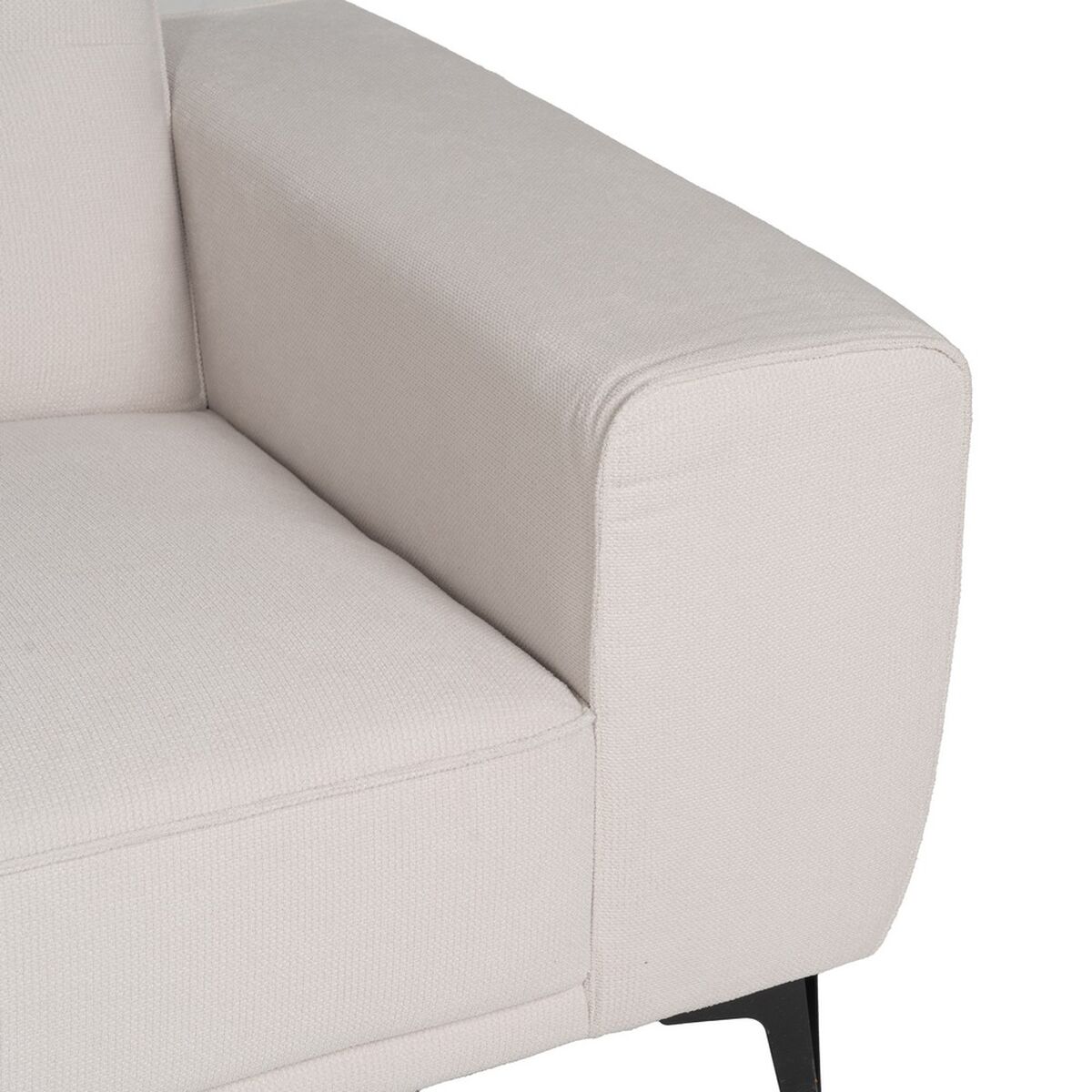 3-mans soffa Kräm Trä 220 x 87 x 85 cm - 8