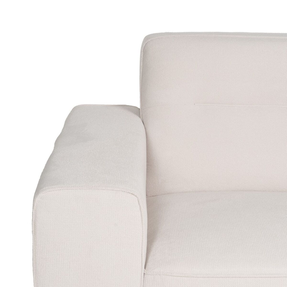 3-mans soffa Kräm Trä 220 x 87 x 85 cm - 6
