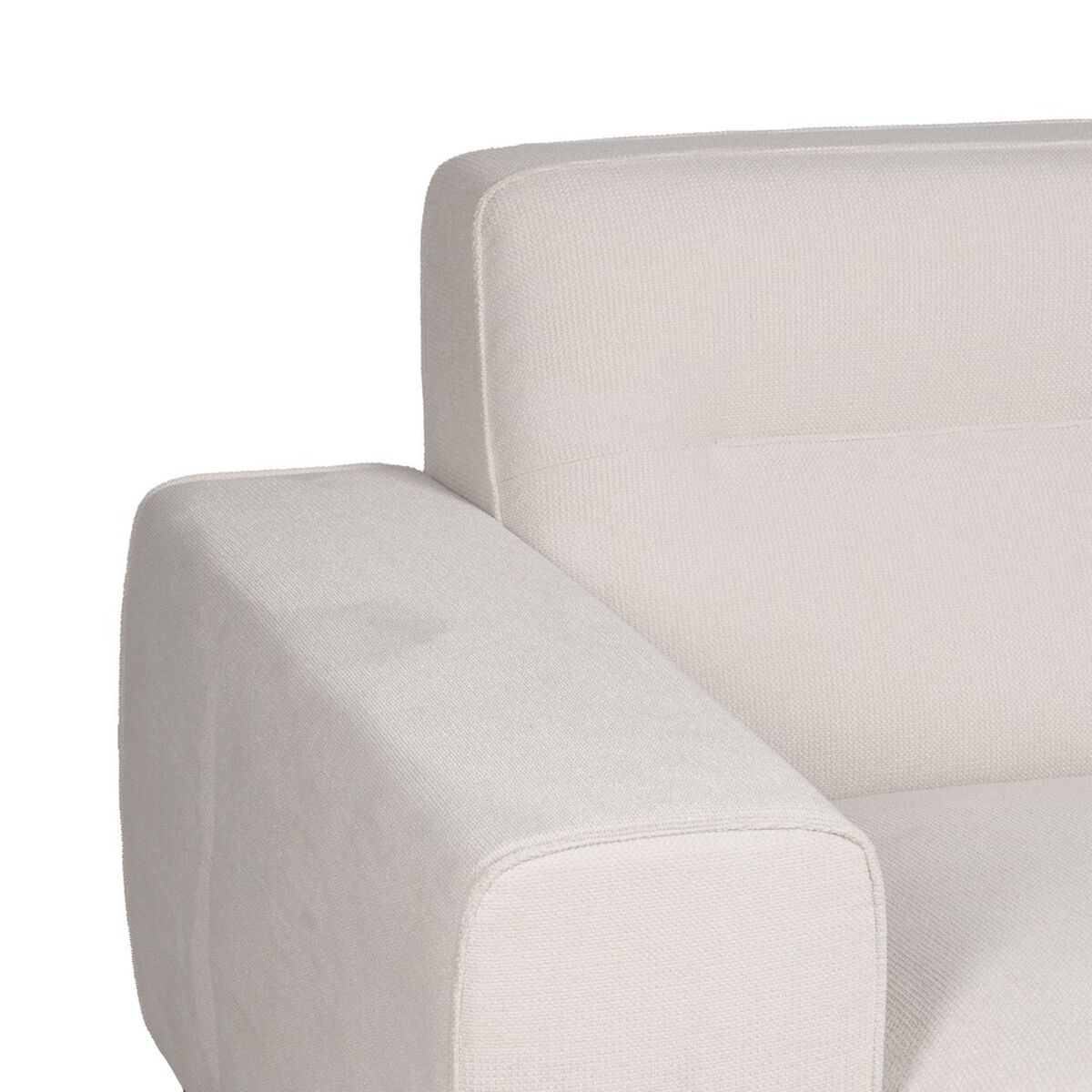 3-mans soffa Kräm Trä 220 x 87 x 85 cm - 5