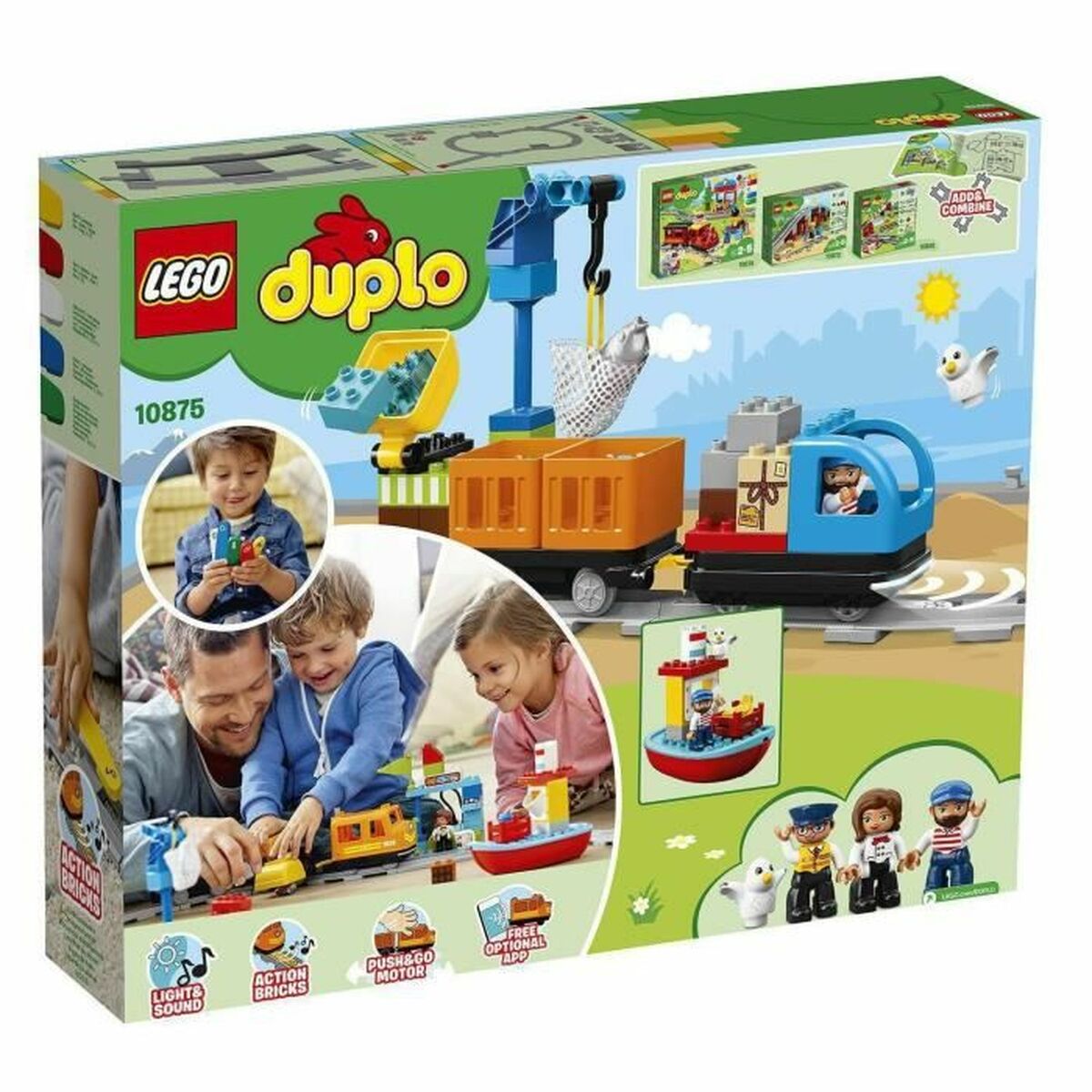 Byggsats   Lego 10933 Cargo train         105 Delar - 6