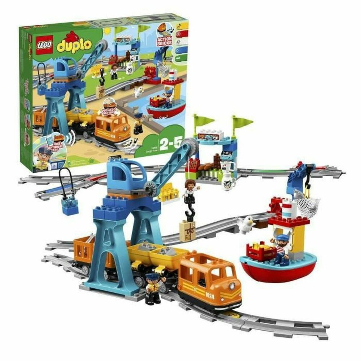 Byggsats   Lego 10933 Cargo train         105 Delar