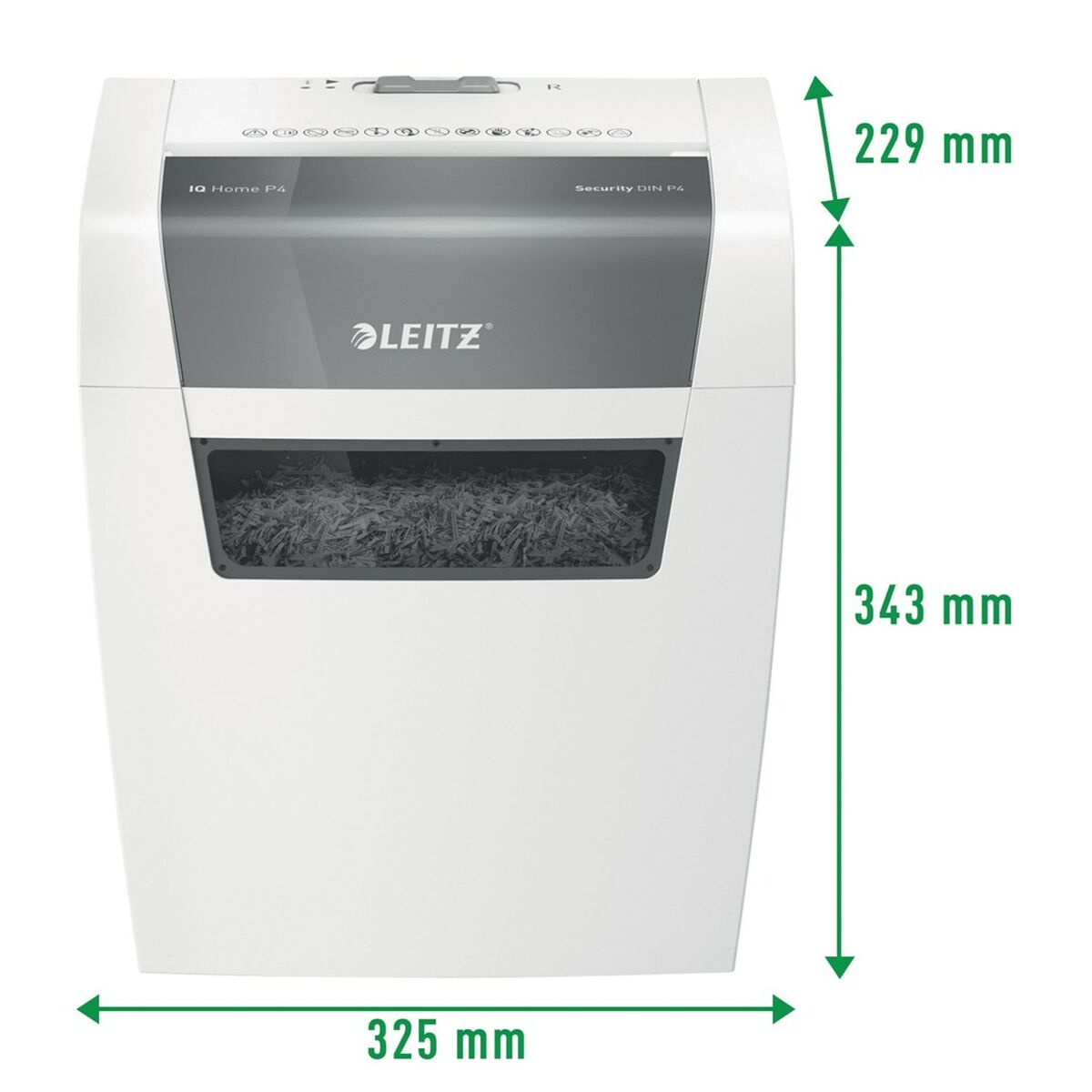 Dokumentförstörare Leitz IQ Home Shredder 15 L - 5