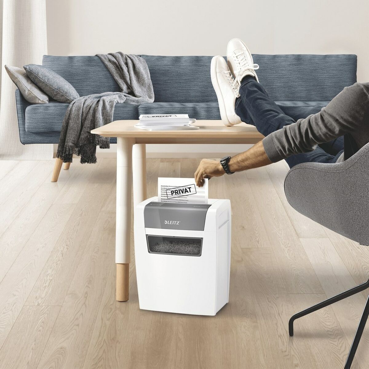 Dokumentförstörare Leitz IQ Home Shredder 15 L - 4