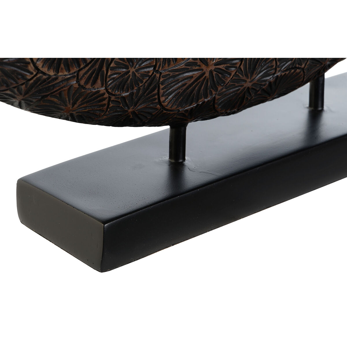 Prydnadsfigur Home ESPRIT Brun Svart Kolonial 66 x 8 x 23 cm - 4