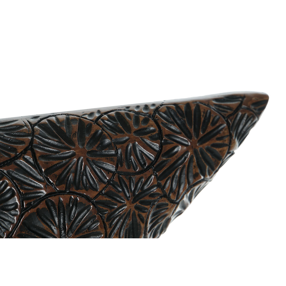 Prydnadsfigur Home ESPRIT Brun Svart Kolonial 66 x 8 x 23 cm - 3
