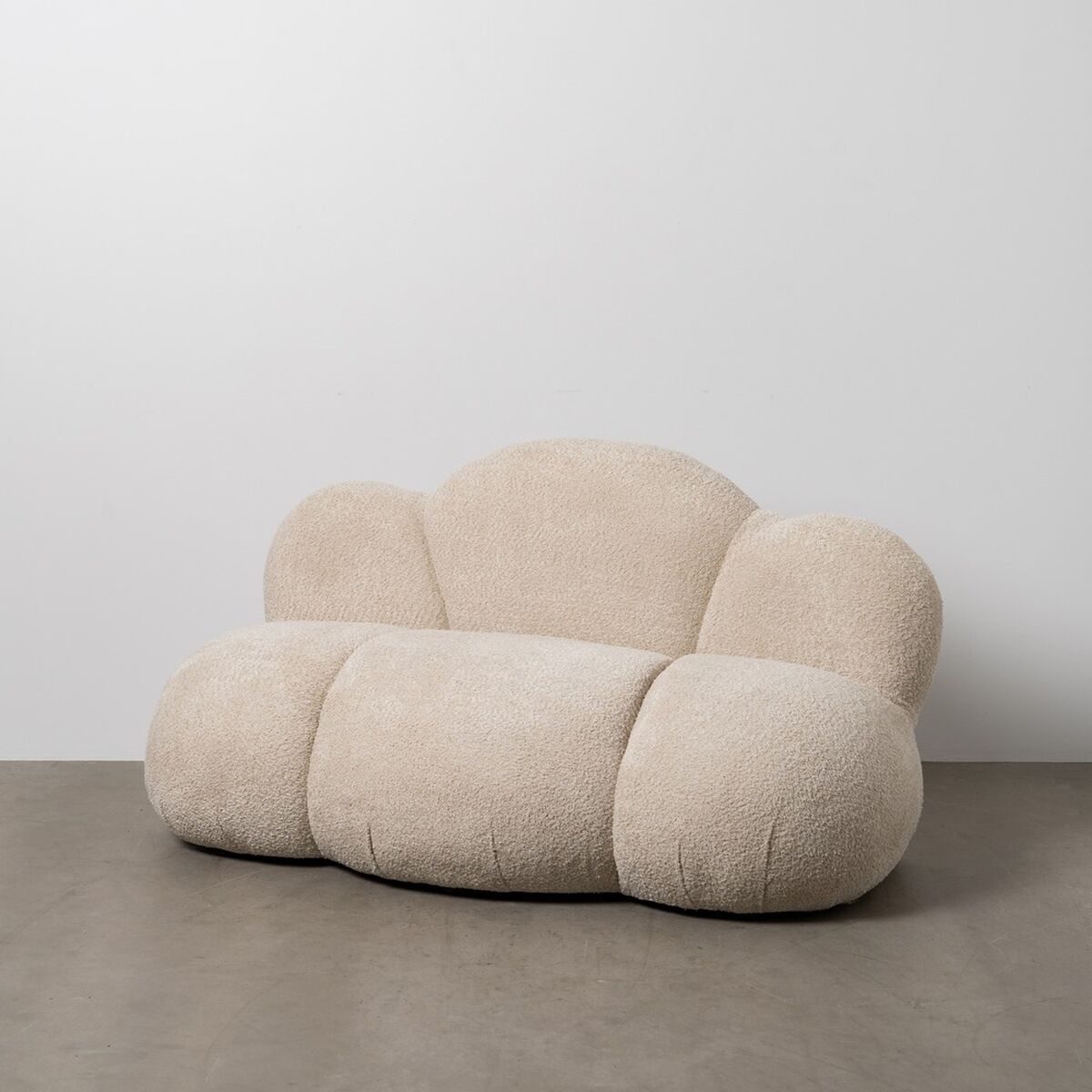 Soffa Beige Polyester furuträ 149 x 76 x 77 cm - 2