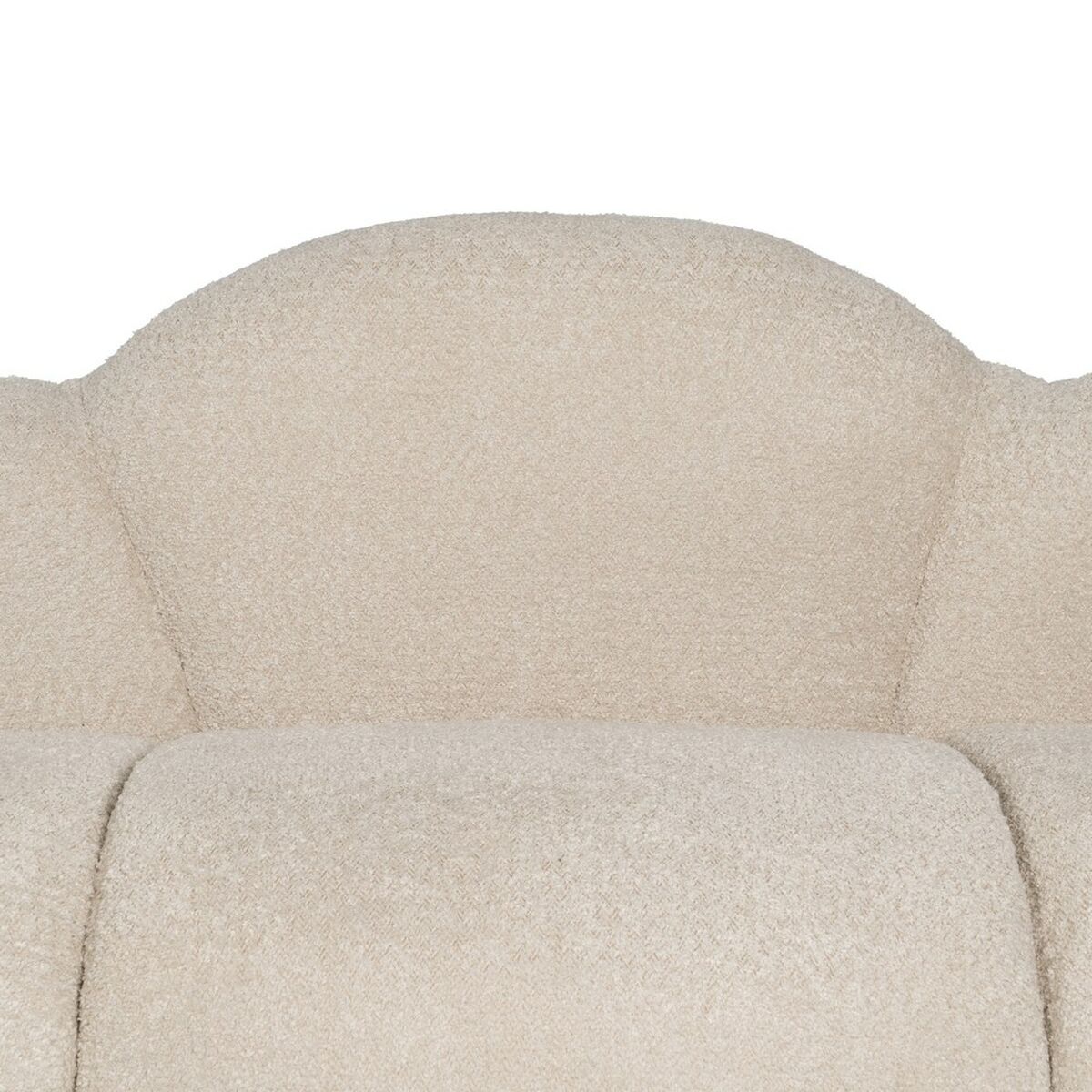 Soffa Beige Polyester furuträ 149 x 76 x 77 cm - 7