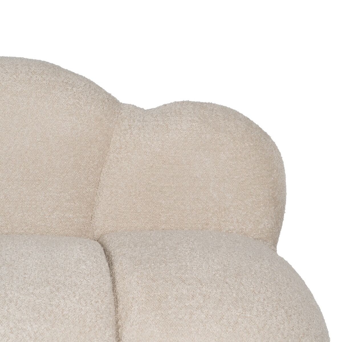 Soffa Beige Polyester furuträ 149 x 76 x 77 cm - 6