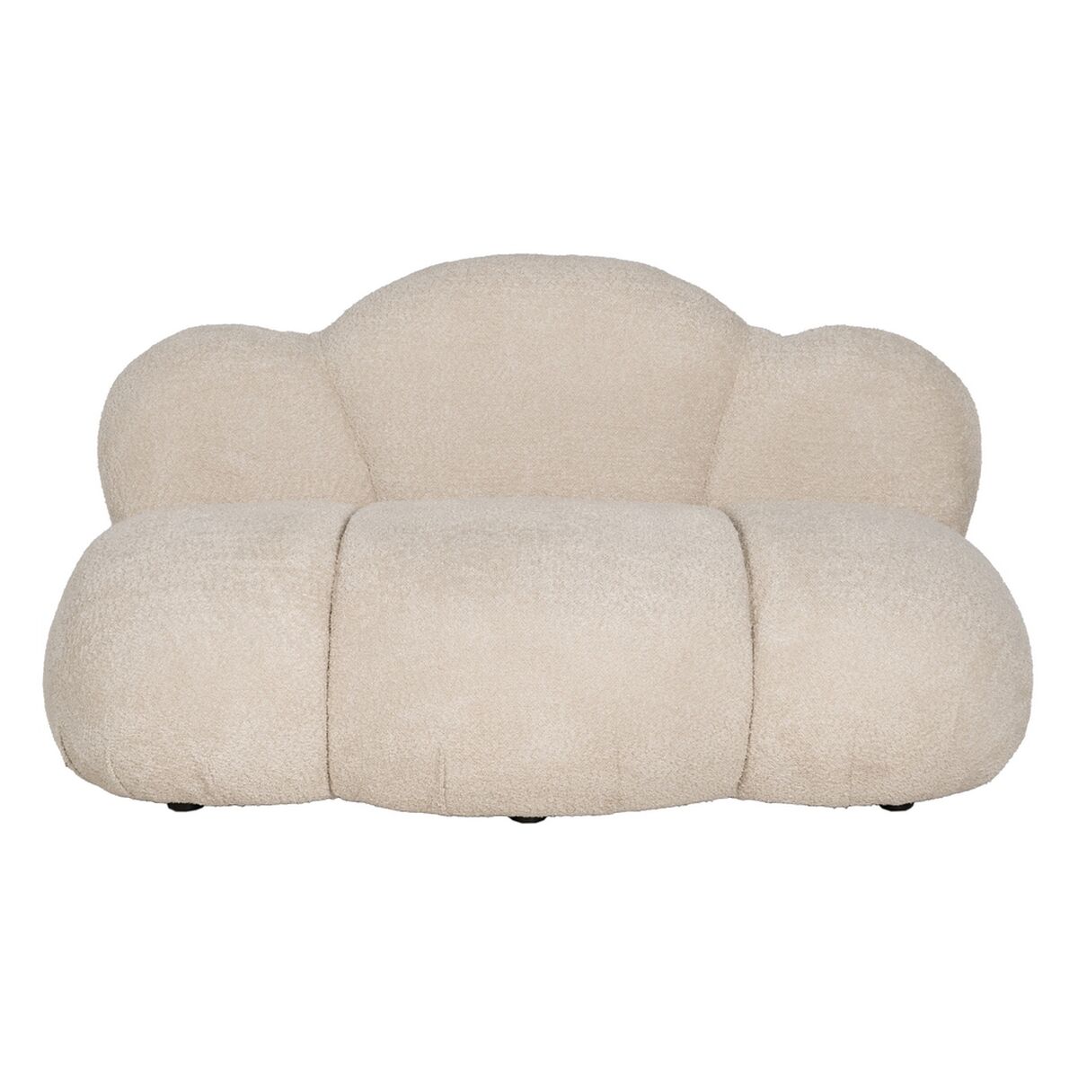 Soffa Beige Polyester furuträ 149 x 76 x 77 cm - 3