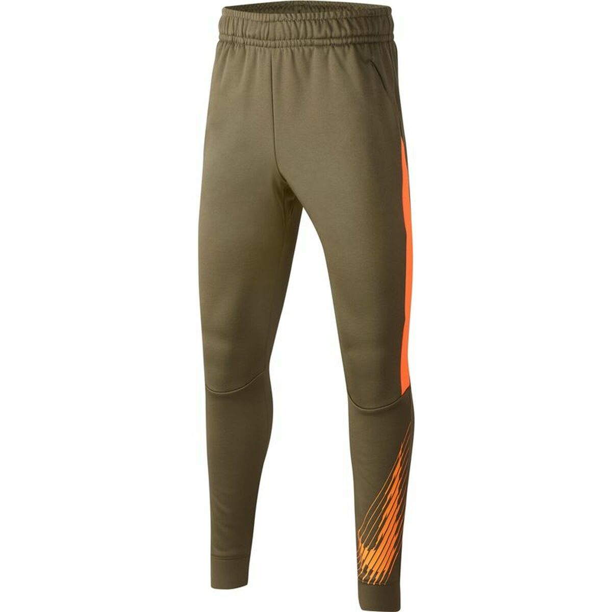 Nederdel träningsoverall för barn Nike Dri-FIT Therma Oliv Pojkar - 9