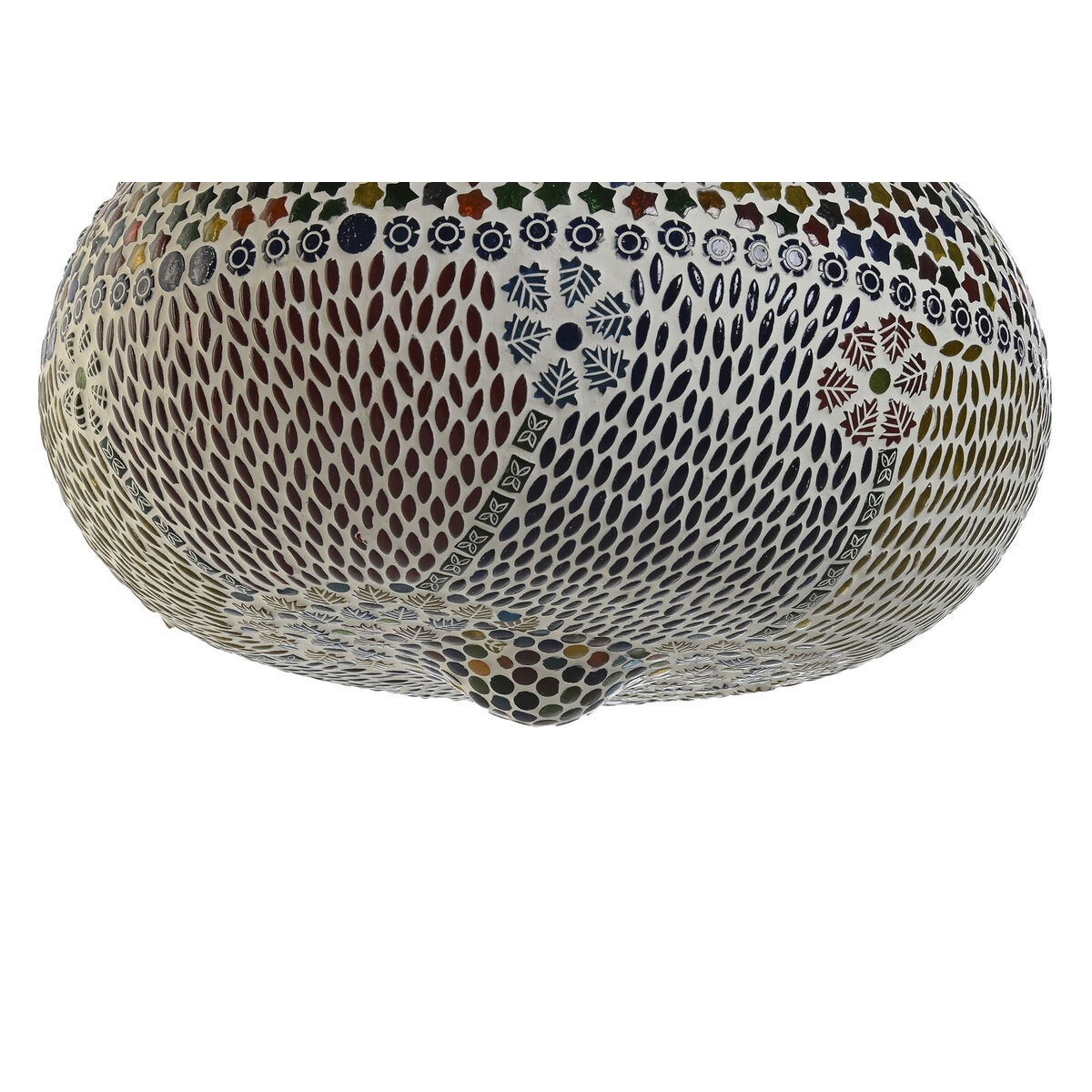 Taklampa DKD Home Decor 32 x 32 x 26 cm Glas Multicolour 25 W (2 antal) - 8