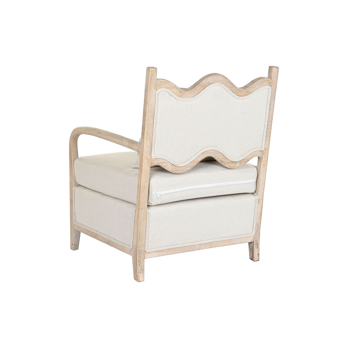 Fåtölj DKD Home Decor Beige Gran 66 x 70 x 88 cm 70 x 74 x 90 cm - 6