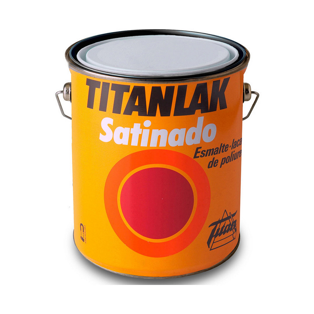 Syntetisk emaljfärg Titan Titanlak 11140004 Vit Satinfinish 4 L Lack