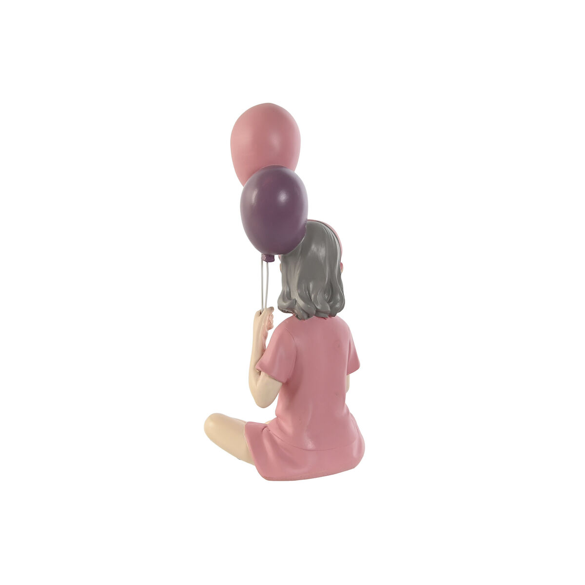 Prydnadsfigur Home ESPRIT Rosa Malva-färg chica 10,5 x 7,5 x 21 cm - 2