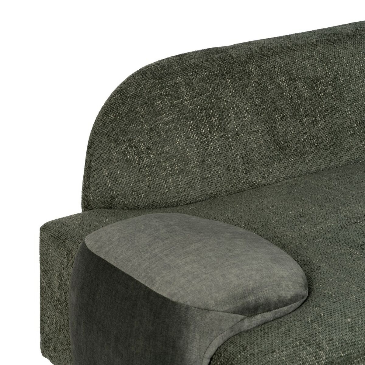 Soffa Grön Trä Foam 222 x 92 x 70 cm - 5