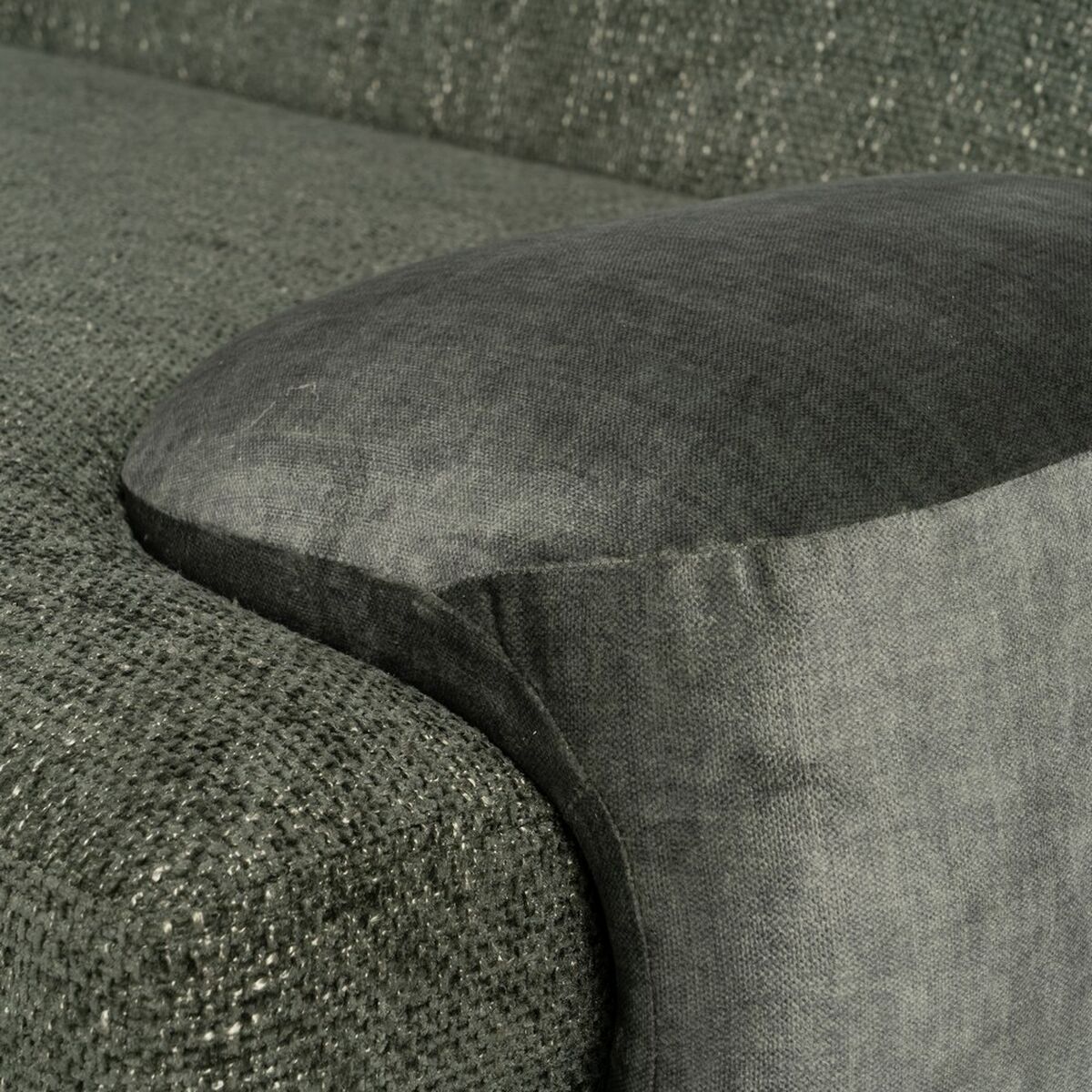 Soffa Grön Trä Foam 222 x 92 x 70 cm - 8