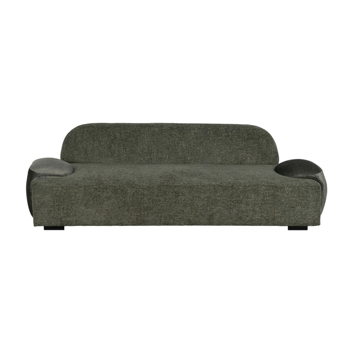 Soffa Grön Trä Foam 222 x 92 x 70 cm - 3