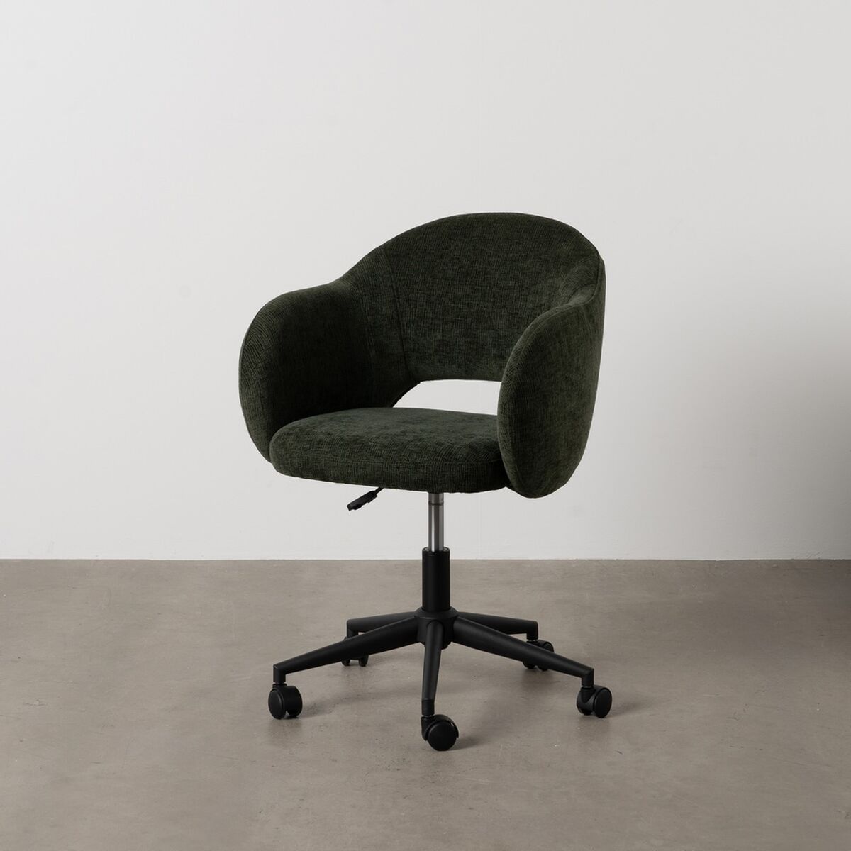 Kontorsstol Svart Grön 56 x 56 x 85 cm - 2