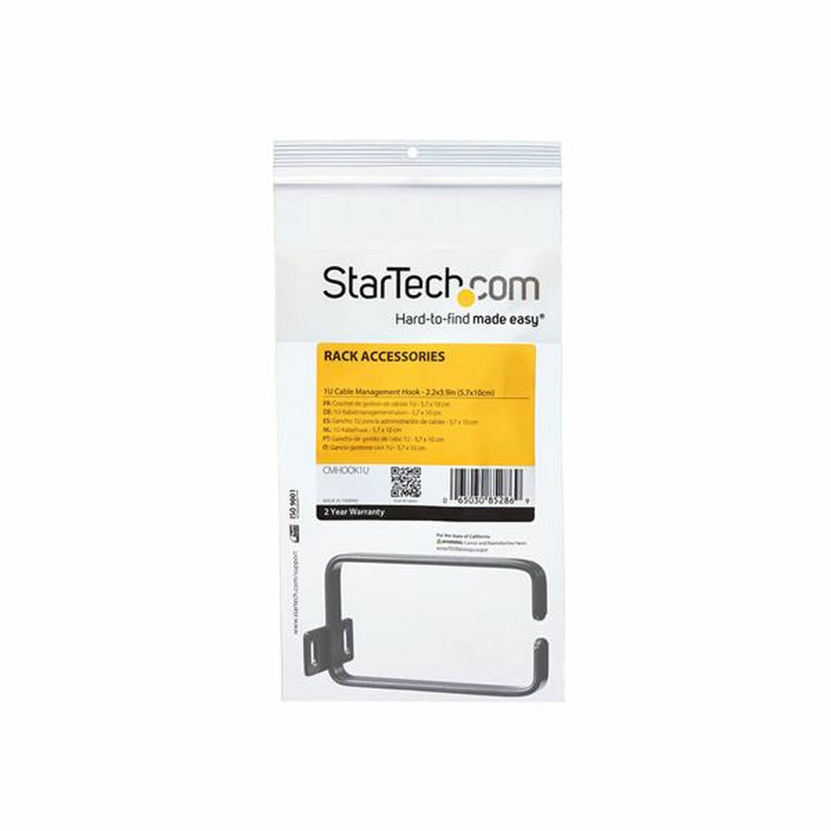 Tillbehör Startech CMHOOK1U             Öppen ring