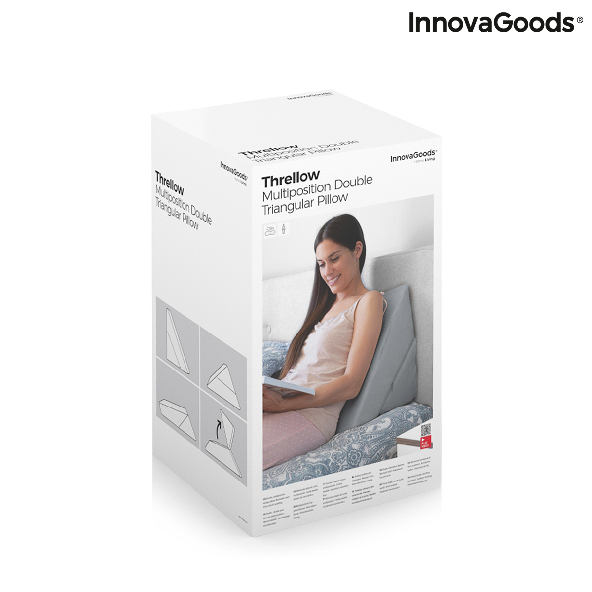 Triangulär Multi-Position Dubbelkil Kudde Threllow InnovaGoods - 2
