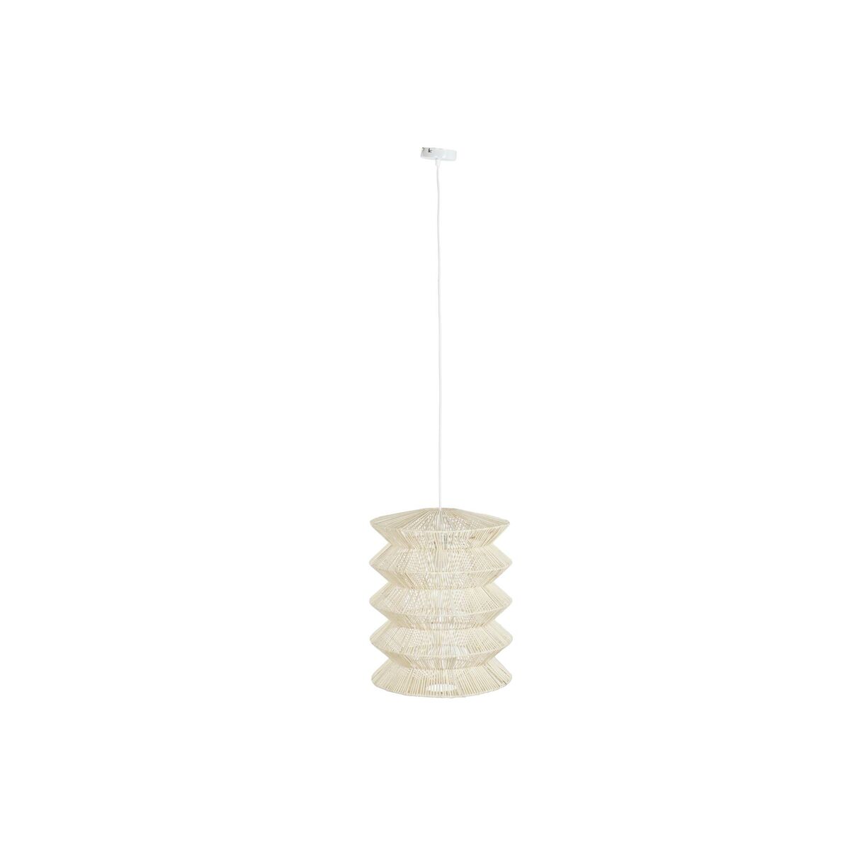 Taklampa DKD Home Decor Ljusbrun Järn 50 W 40 x 40 x 54 cm - 5