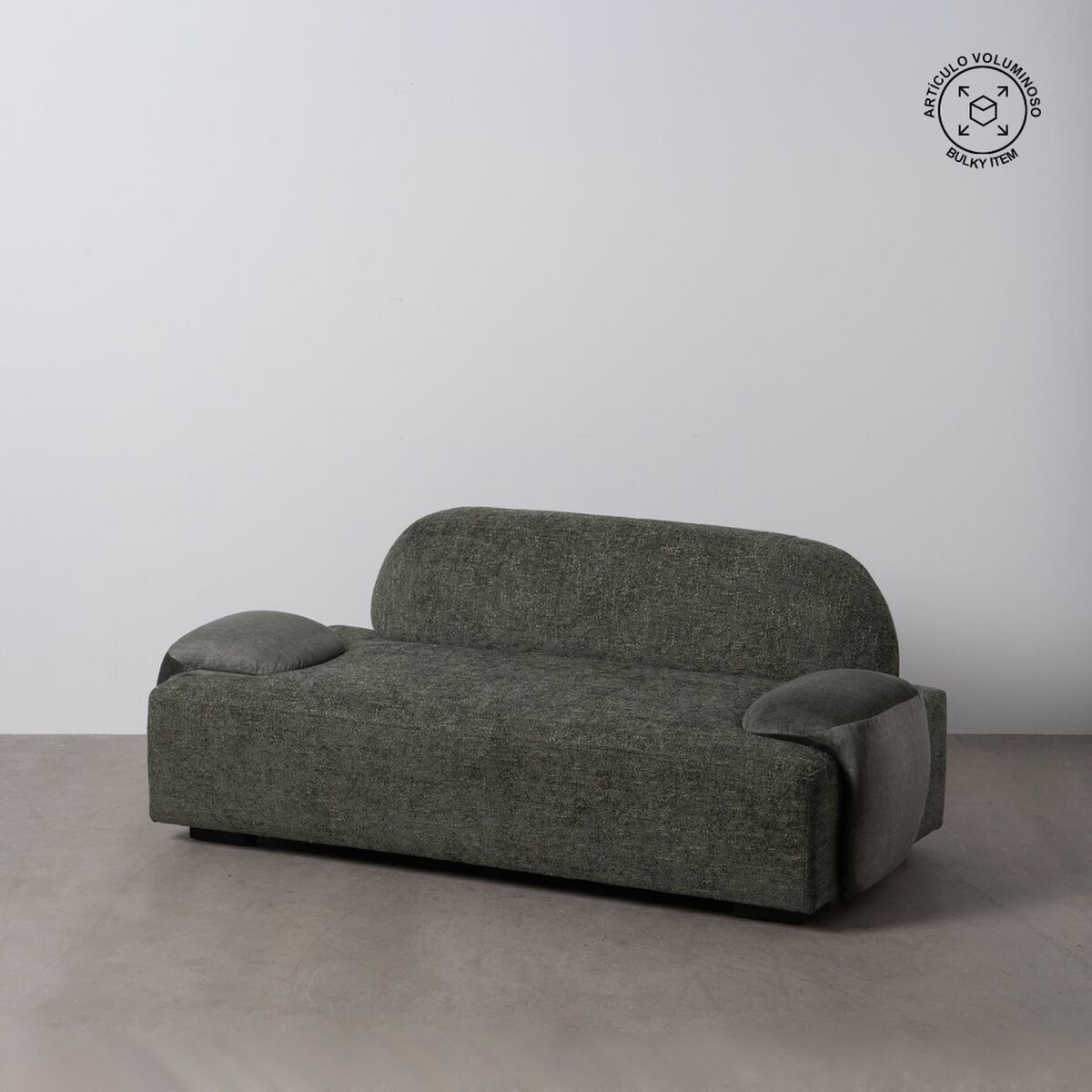 Soffa Grön Trä Foam 180 x 92 x 70 cm - 2
