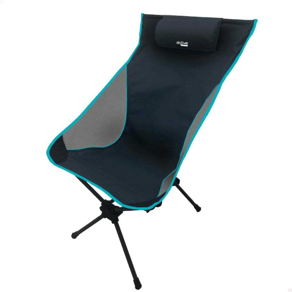 Hopfällbar campingstol Aktive 61 x 99 x 55 cm (2 antal) - 2