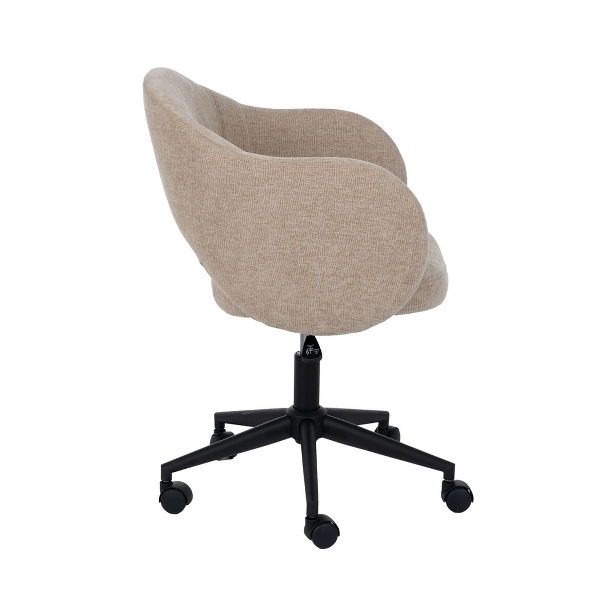 Kontorsstol Svart Beige 56 x 56 x 85 cm - 3