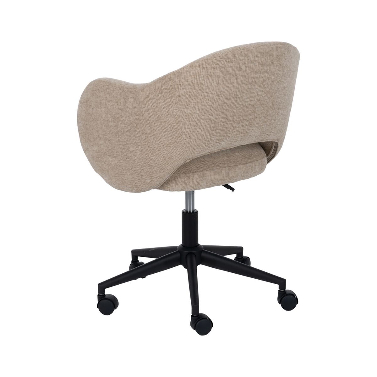 Kontorsstol Svart Beige 56 x 56 x 85 cm - 4