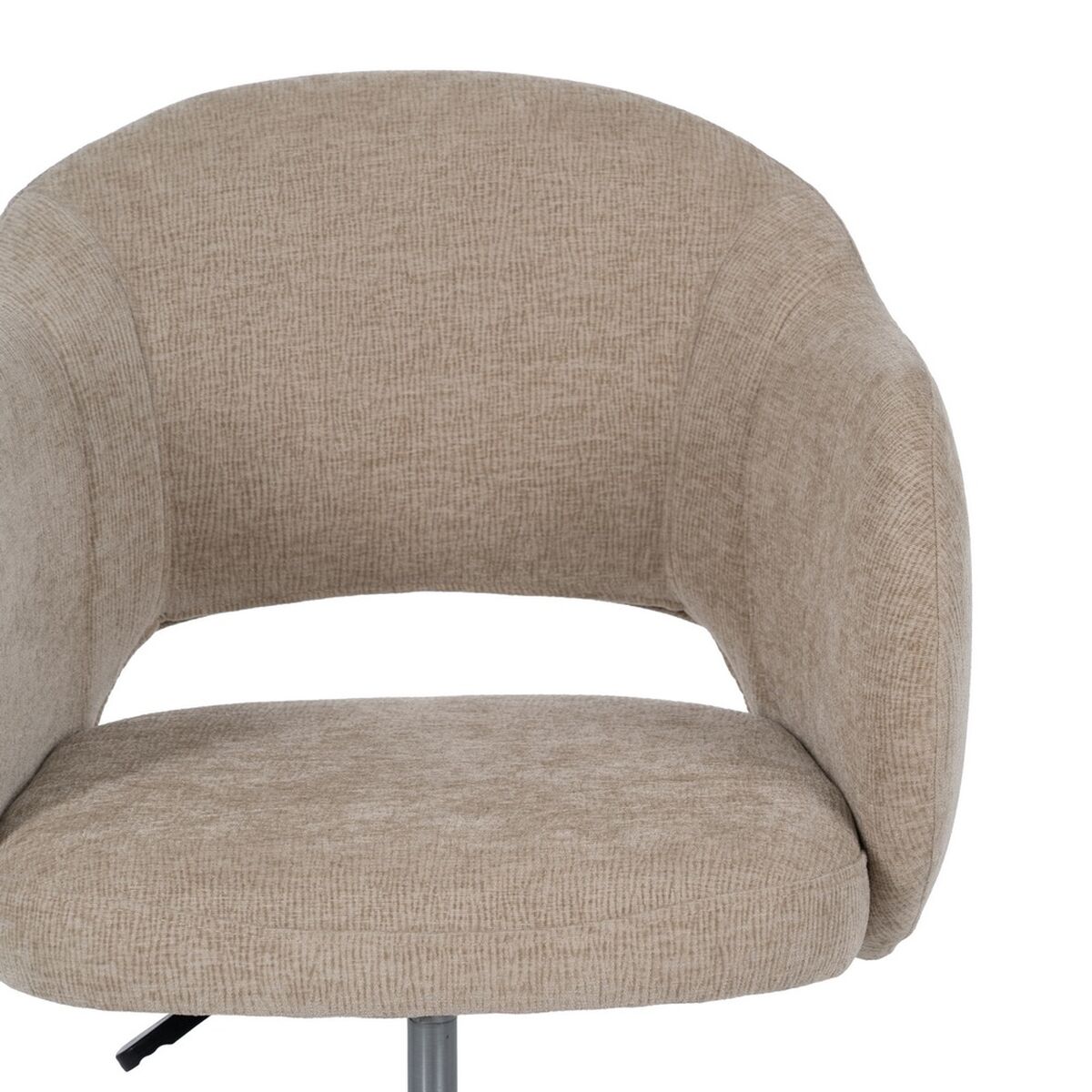 Kontorsstol Svart Beige 56 x 56 x 85 cm - 5