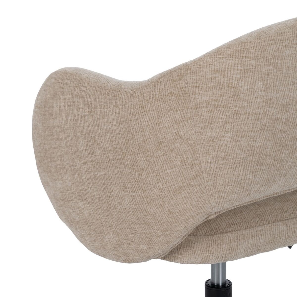 Kontorsstol Svart Beige 56 x 56 x 85 cm - 8