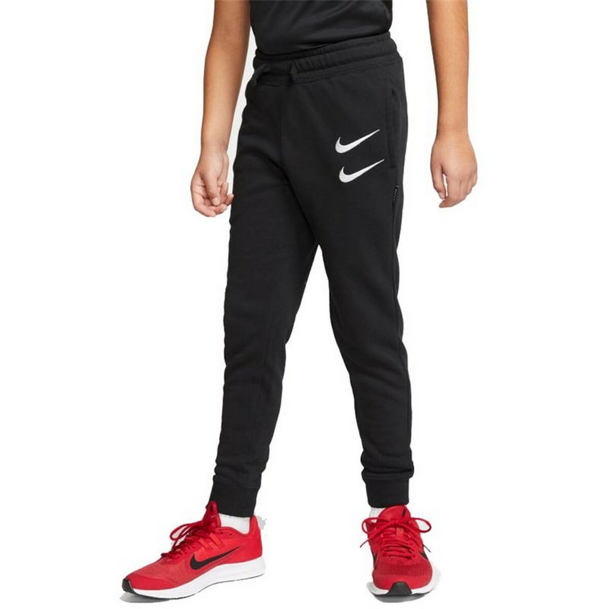 Nederdel träningsoverall för barn Nike Swoosh Pojkar Svart - 3