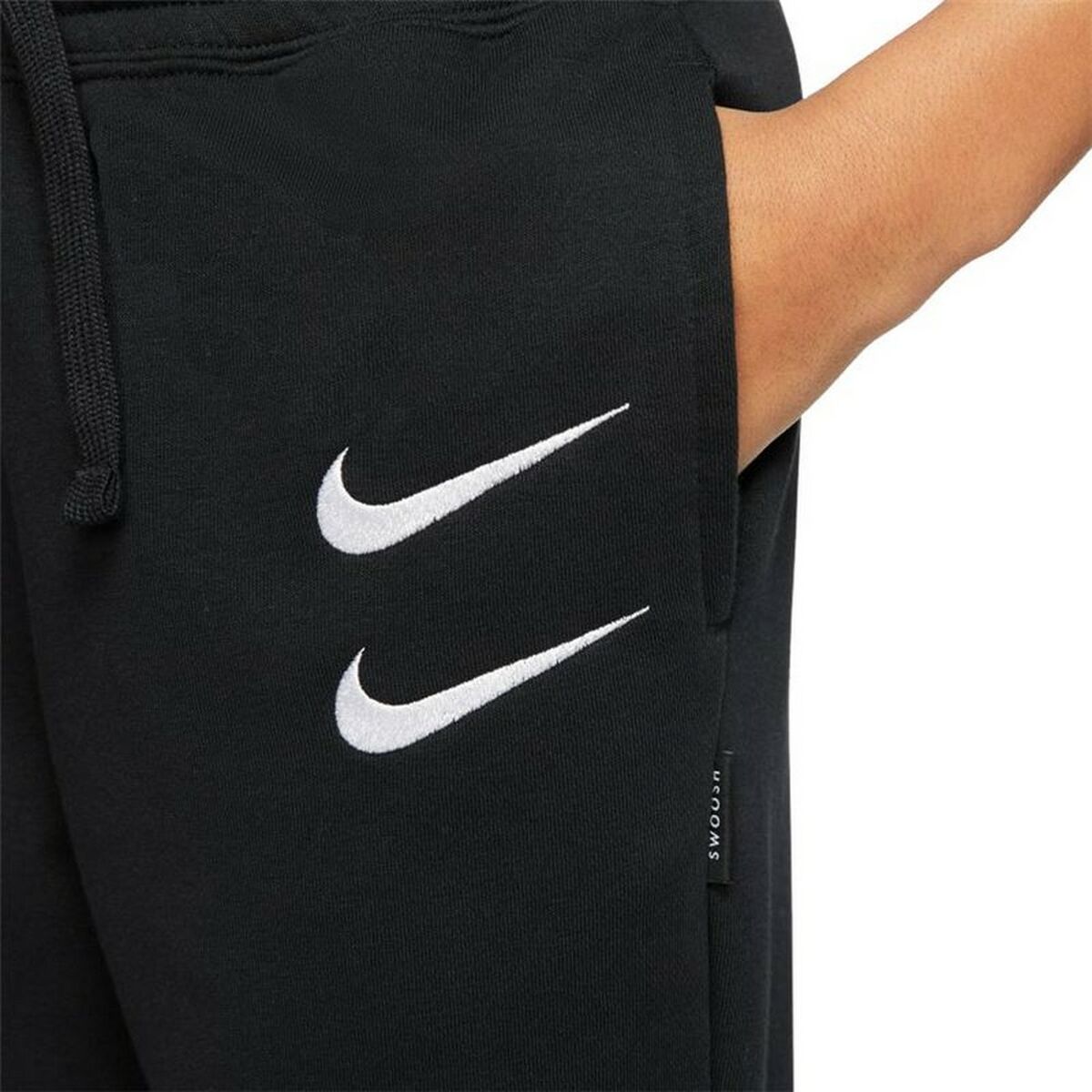 Nederdel träningsoverall för barn Nike Swoosh Pojkar Svart - 6