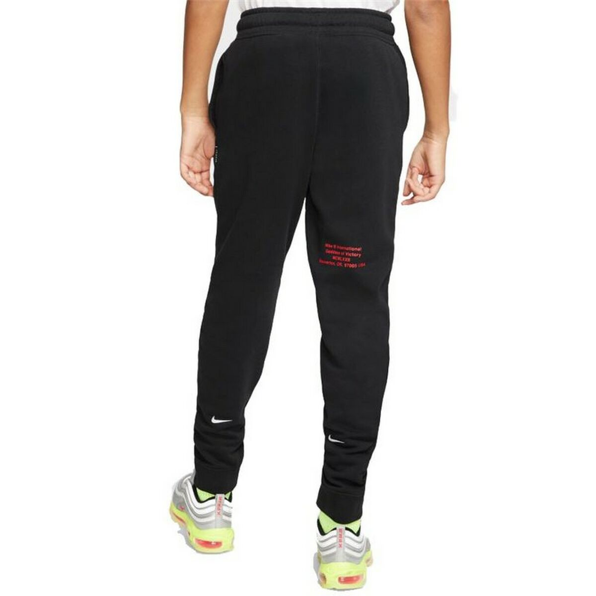 Nederdel träningsoverall för barn Nike Swoosh Pojkar Svart - 4