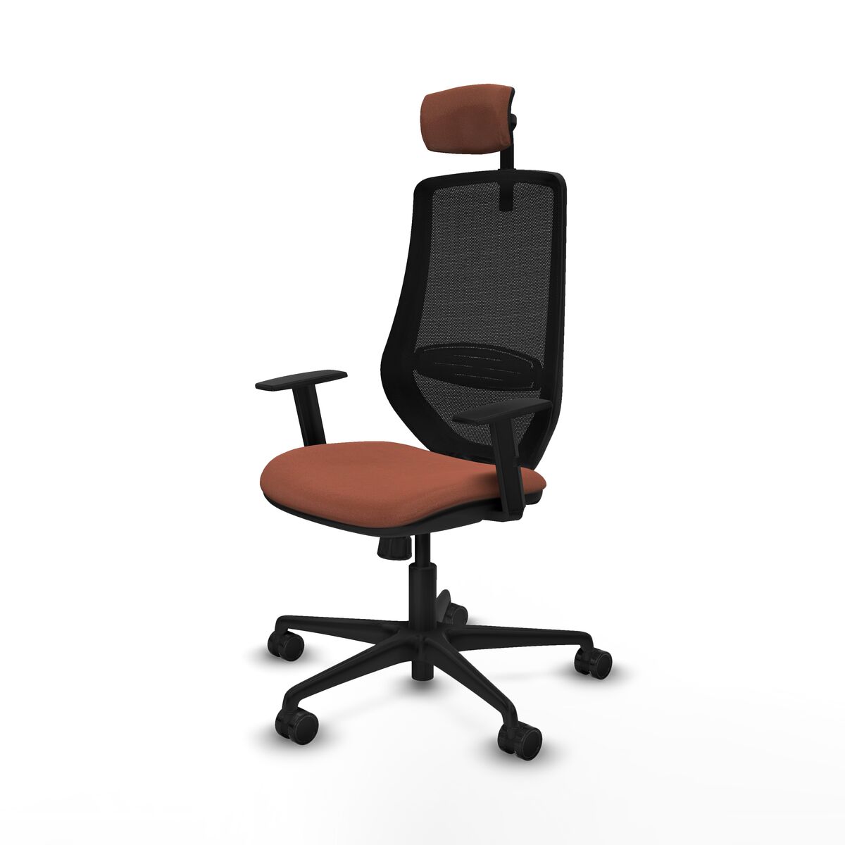 Kontorsstol Piqueras y Crespo D036N2W Brun Svart - 2