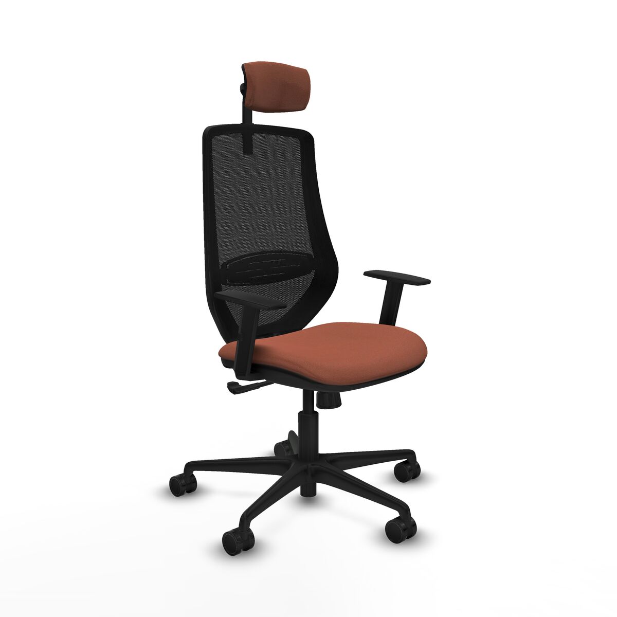 Kontorsstol Piqueras y Crespo D036N2W Brun Svart