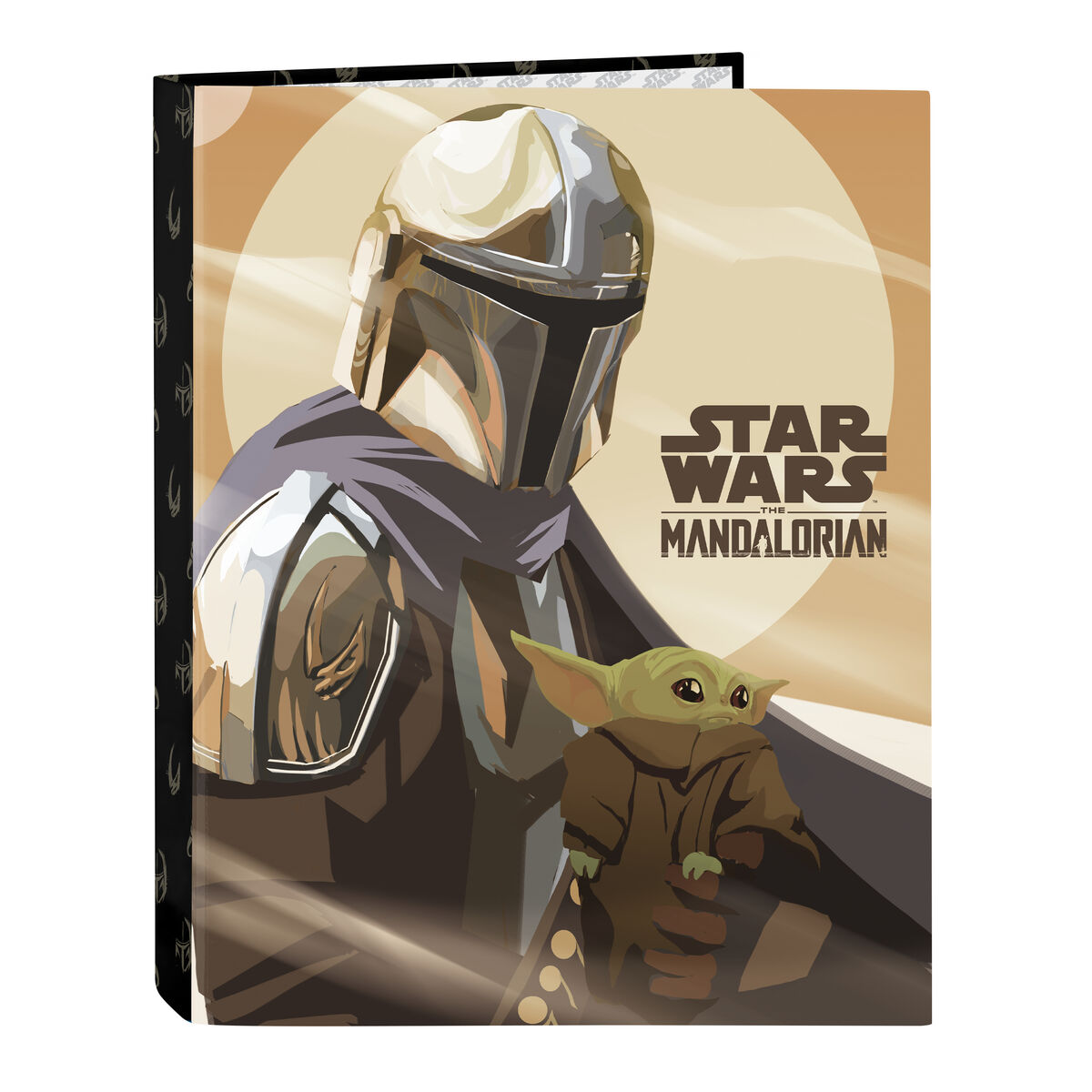 Ringpärm The Mandalorian This is the way Svart A4 26.5 x 33 x 4 cm