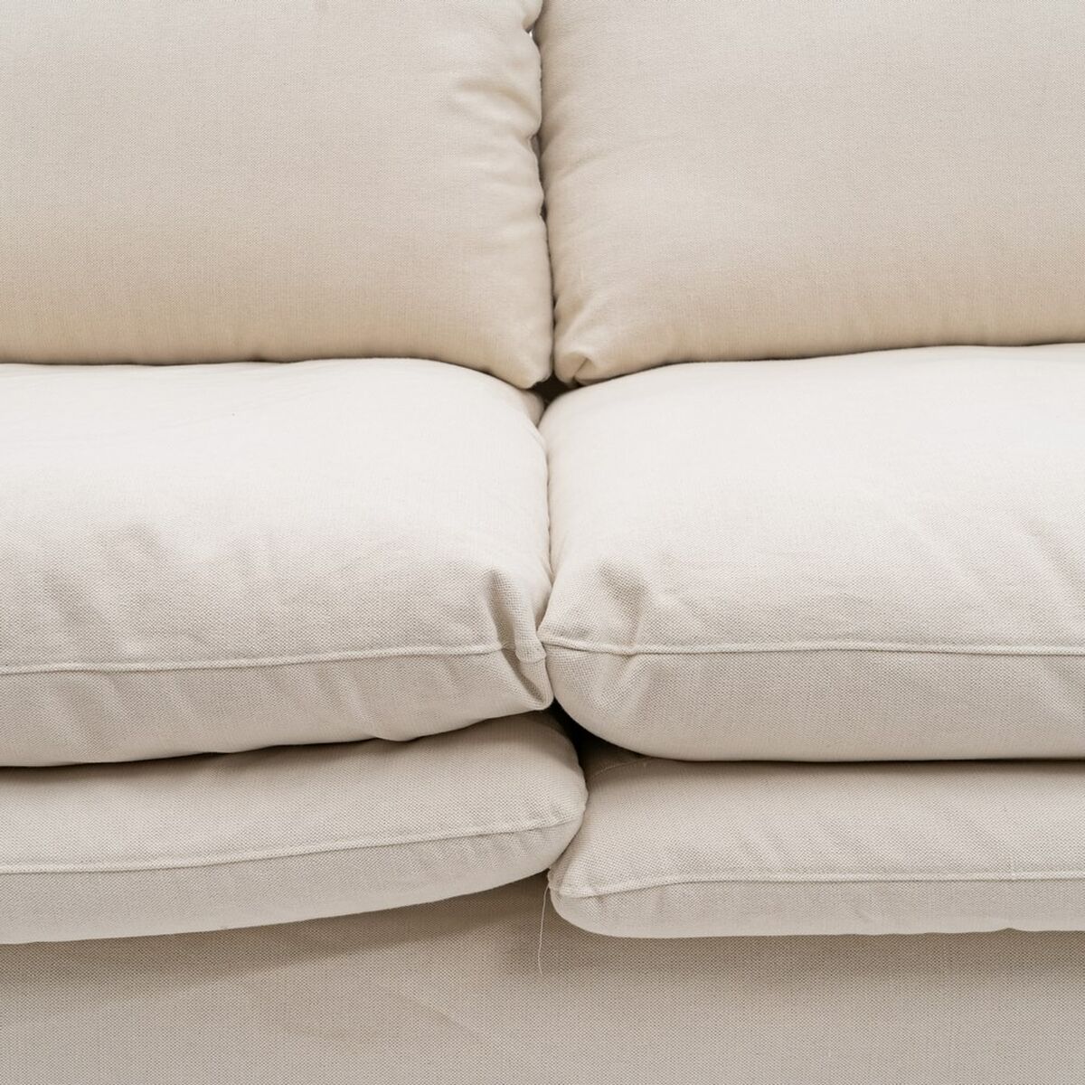 3-mans soffa Beige Viskos 224 x 100 x 94 cm - 5