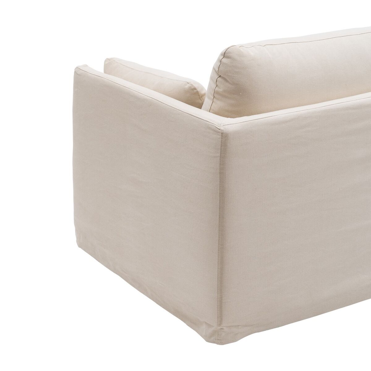 3-mans soffa Beige Viskos 224 x 100 x 94 cm - 7