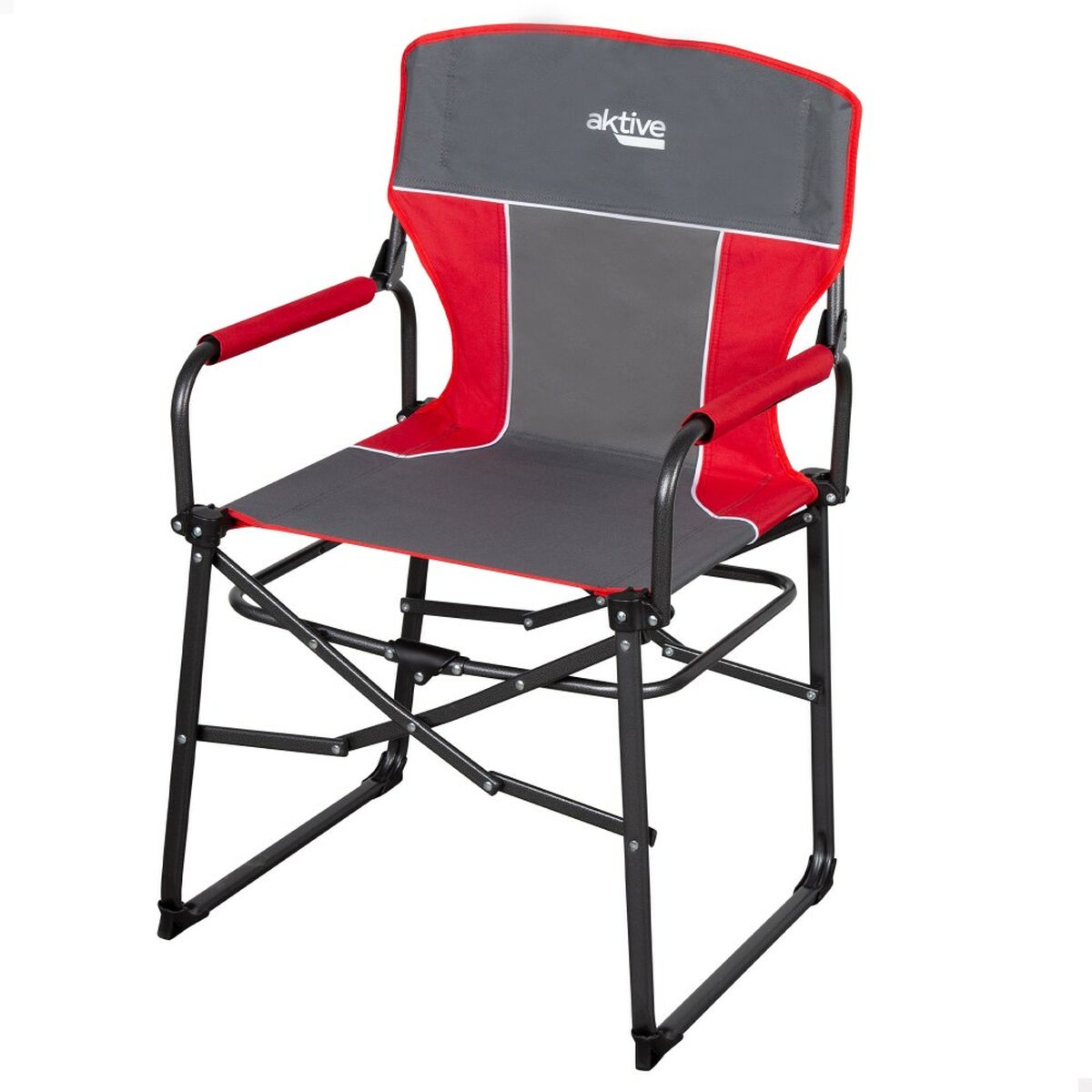 Hopfällbar campingstol Aktive 54 x 92 x 49 cm (2 antal) - 9
