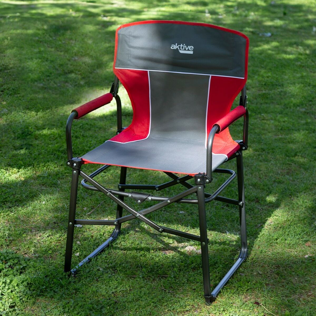 Hopfällbar campingstol Aktive 54 x 92 x 49 cm (2 antal) - 11
