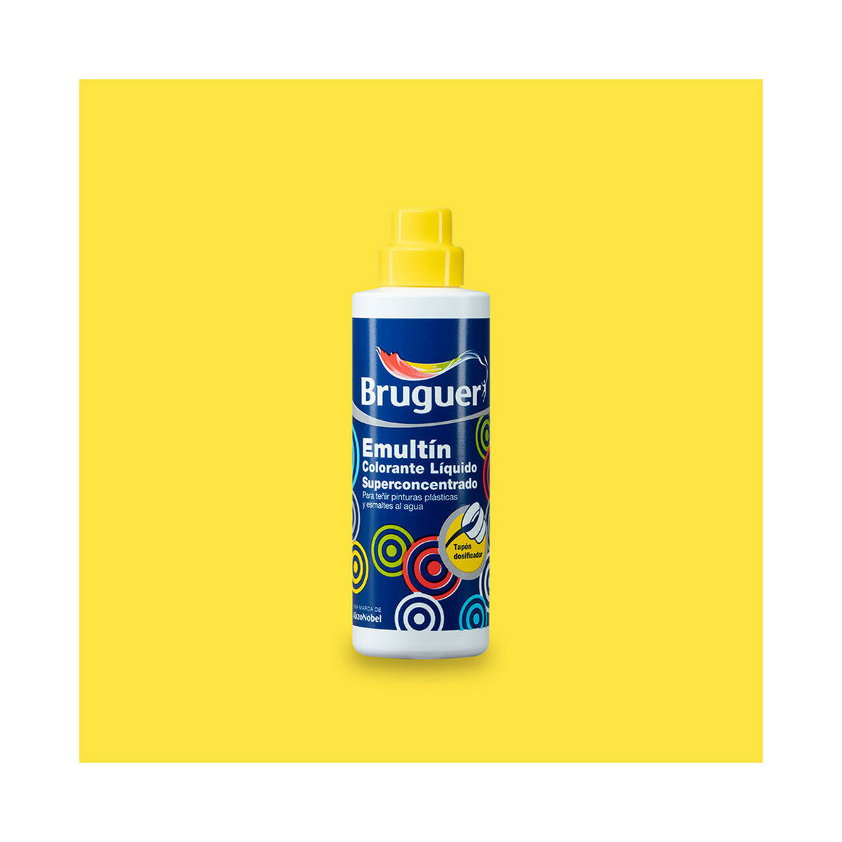 Flytande färgämne med hög koncentration Bruguer Emultin 5056668 Citron 50 ml - 2