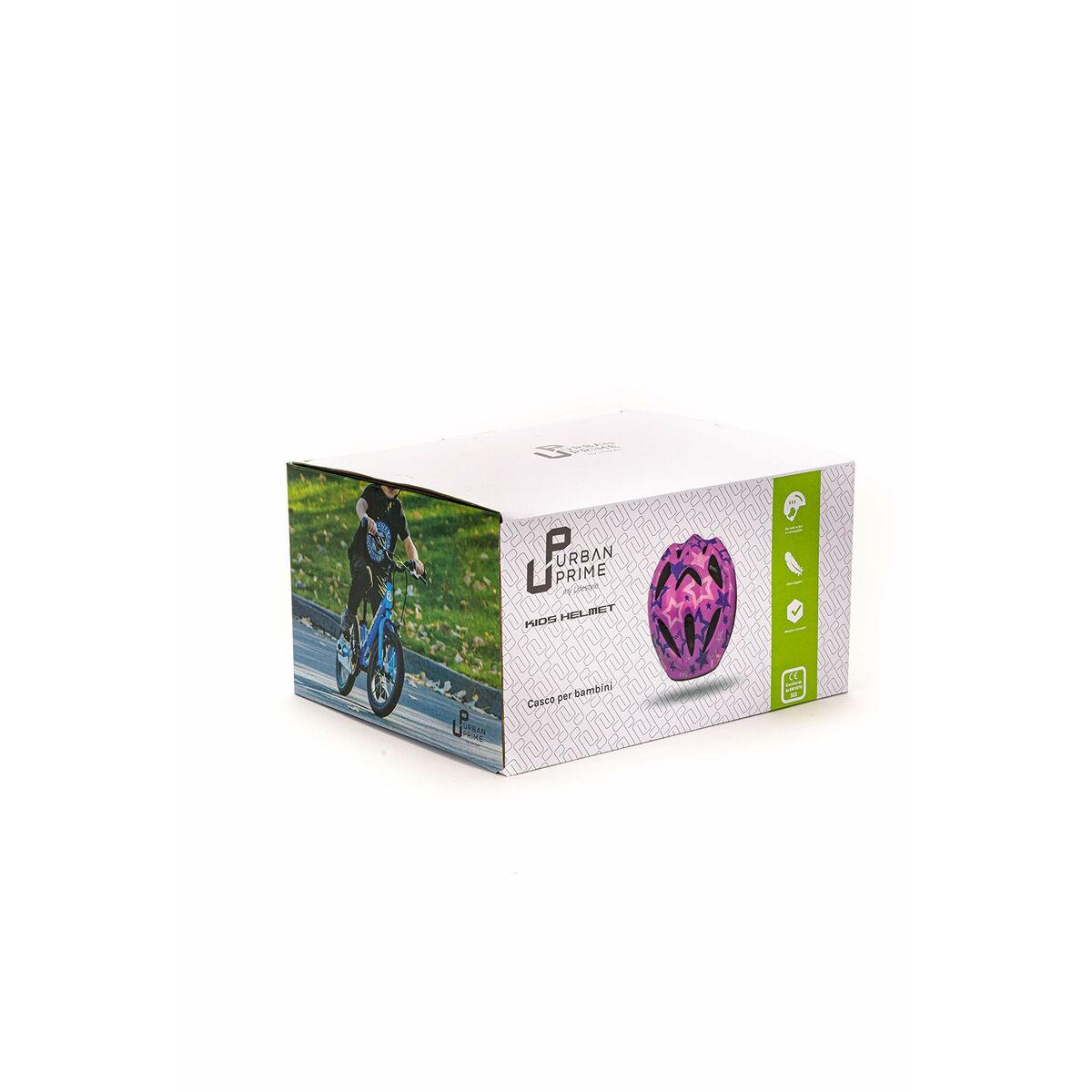 Cykelhjälm för barn Urban Prime UP-HLM-KID/P Rosa One size - 4