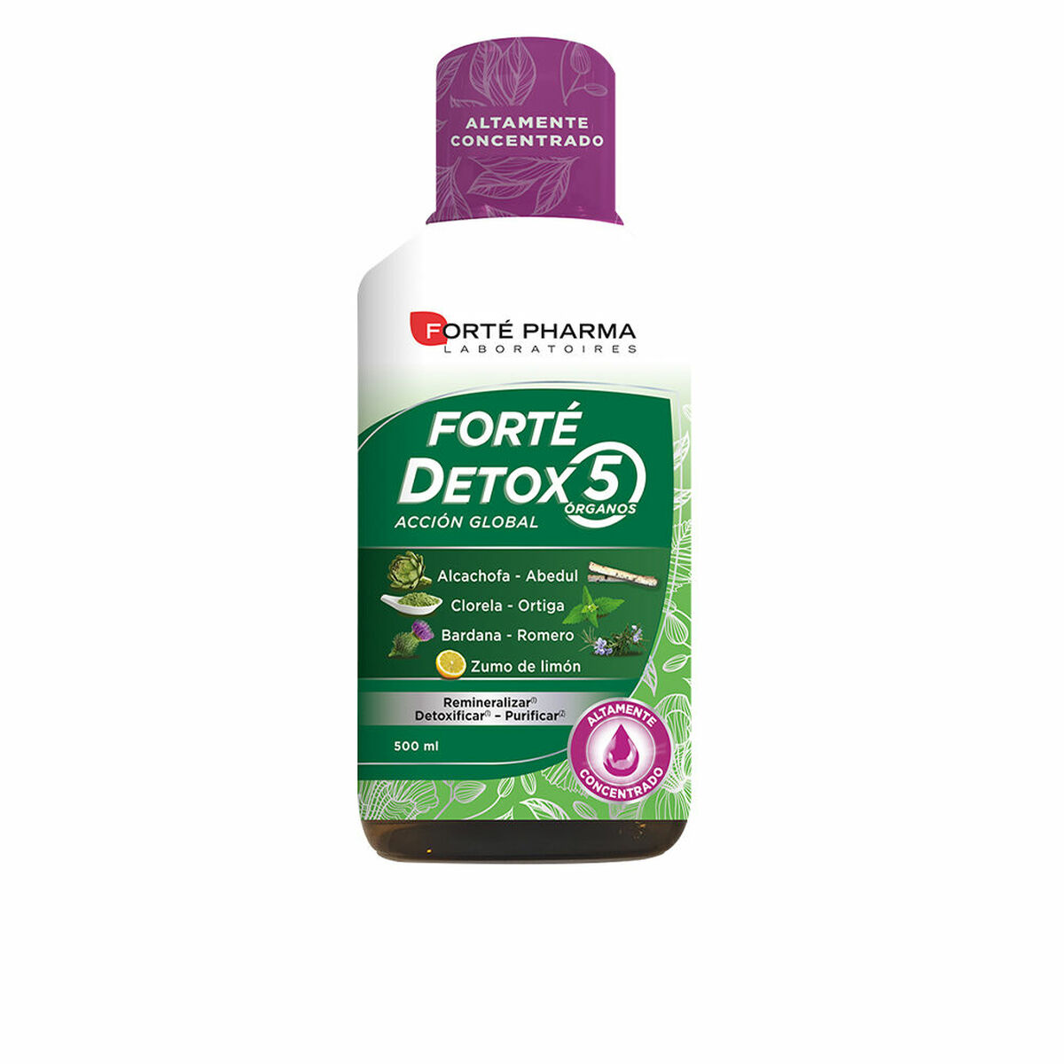 Kosttillskott för matsmältning Forté Pharma Forté Detox Citron 500 ml - 2