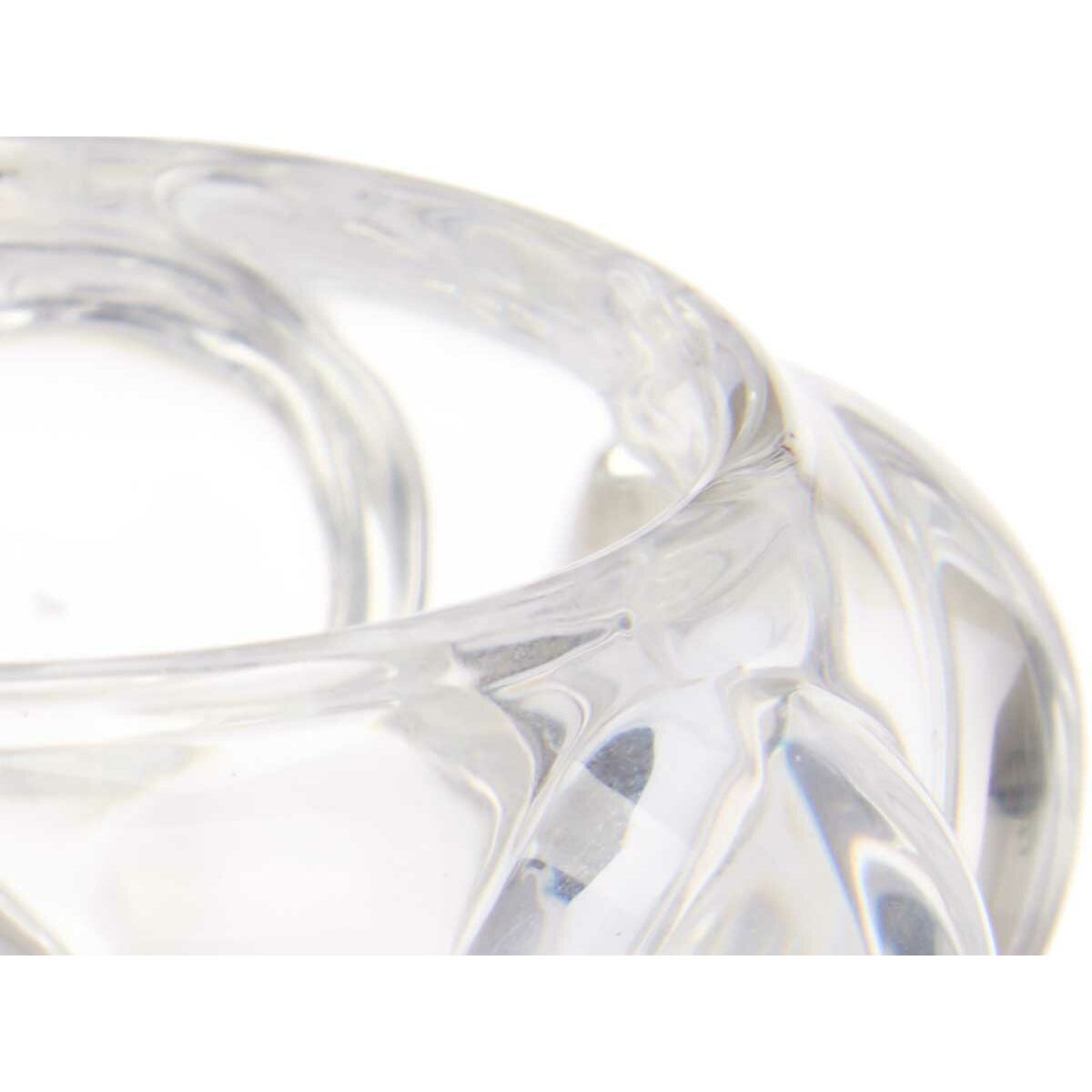 Ljusstakar Gift Decor Transparent Glas 8,4 x 9 x 8,4 cm Mikro-pärlor (12 antal) - 2