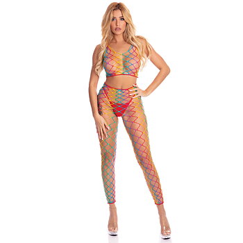 Kroppsstrumpor Pink Lipstick Multicolour (One size)